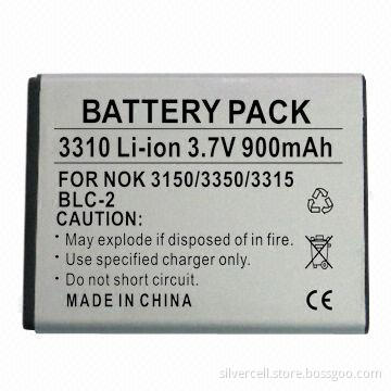 Li-ion Battery for Nokia BLC-2, with 900mAh Capacity
